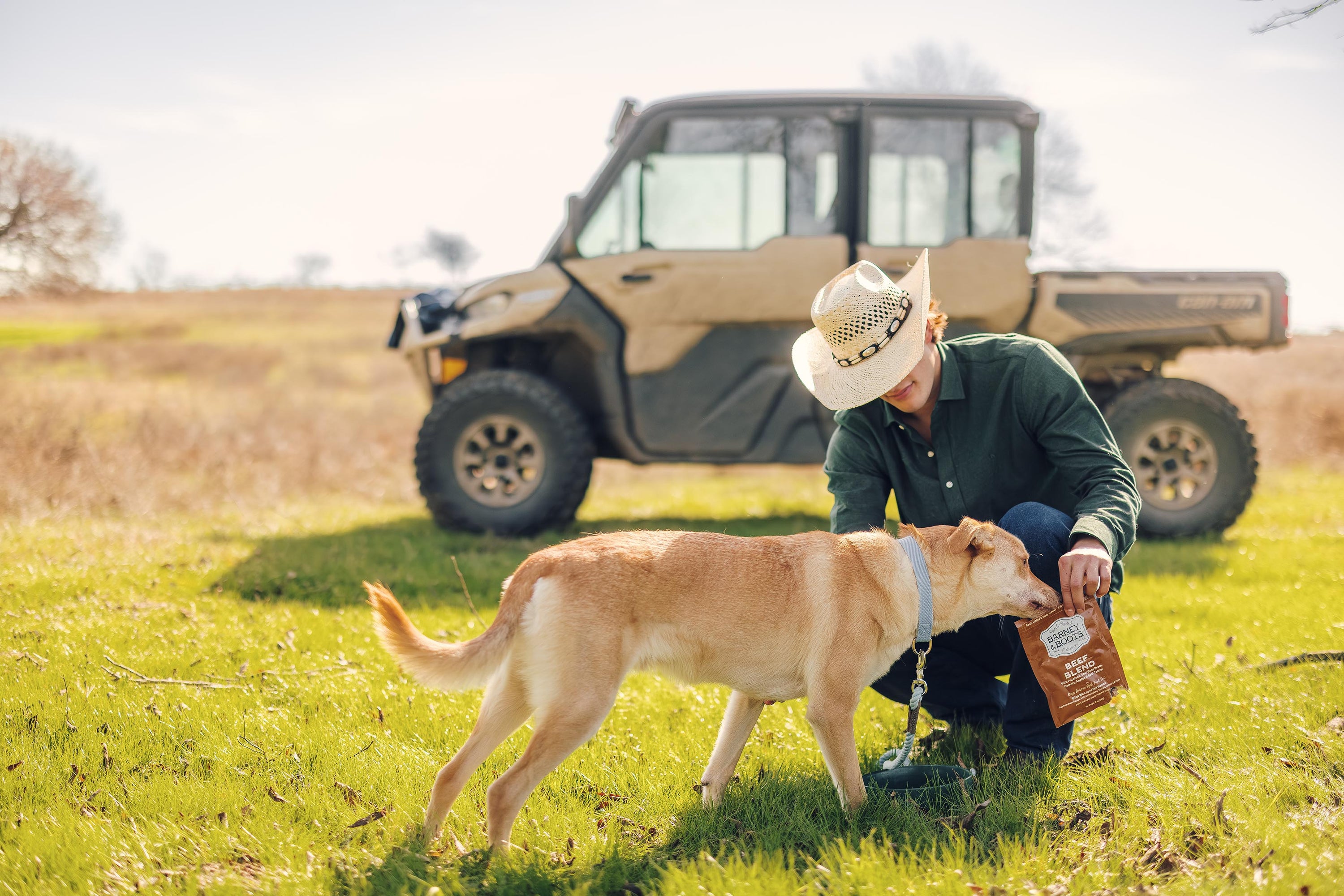 Fresh whole ingredients used in Barney and Boots dog food